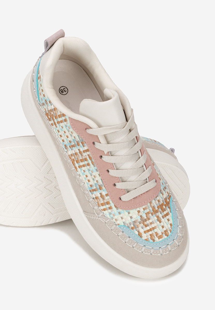 Sneakers cu platforma Cecila multicolori
