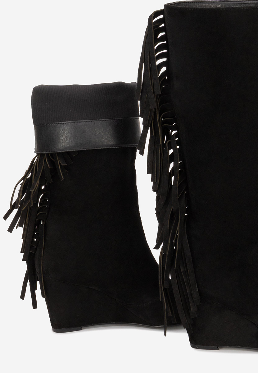 Cizme cowboy dama negre Milania