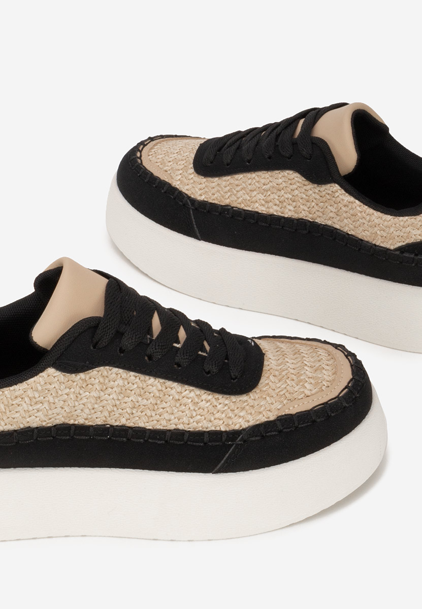 Sneakers cu platforma Cecila negri