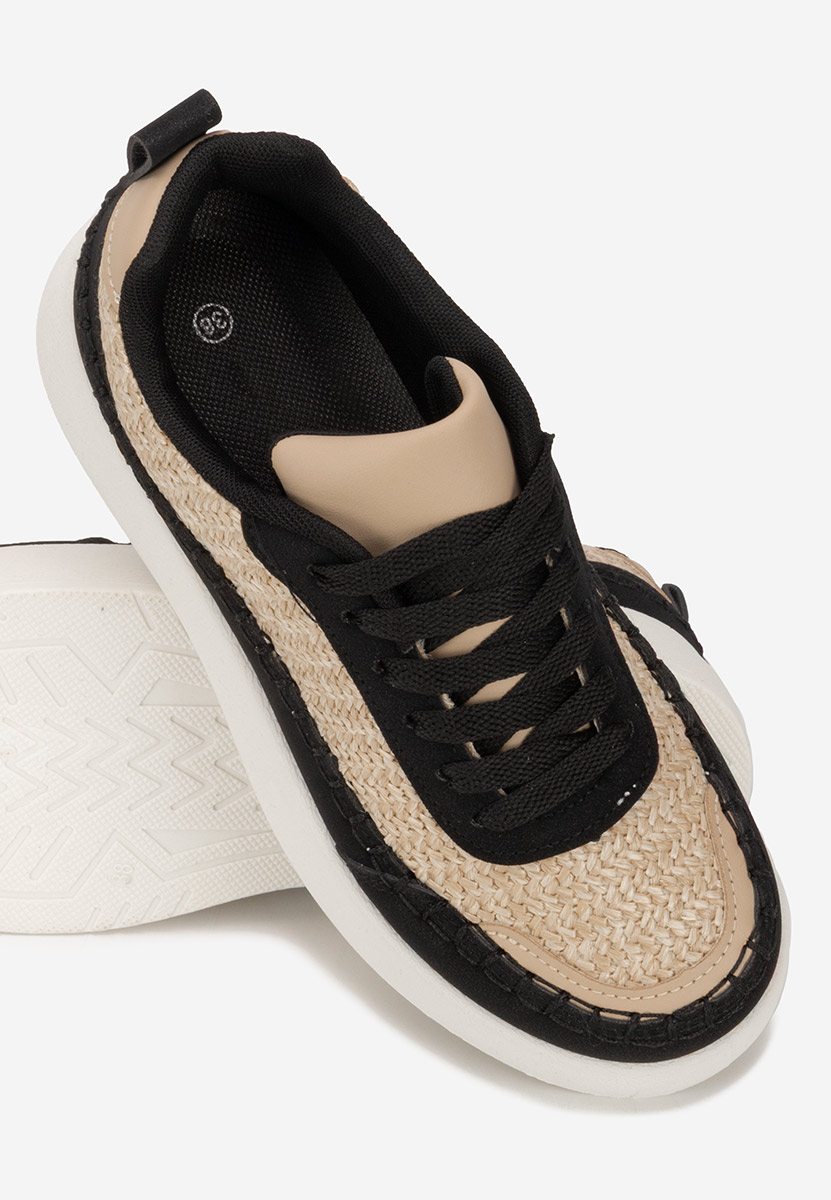 Sneakers cu platforma Cecila negri