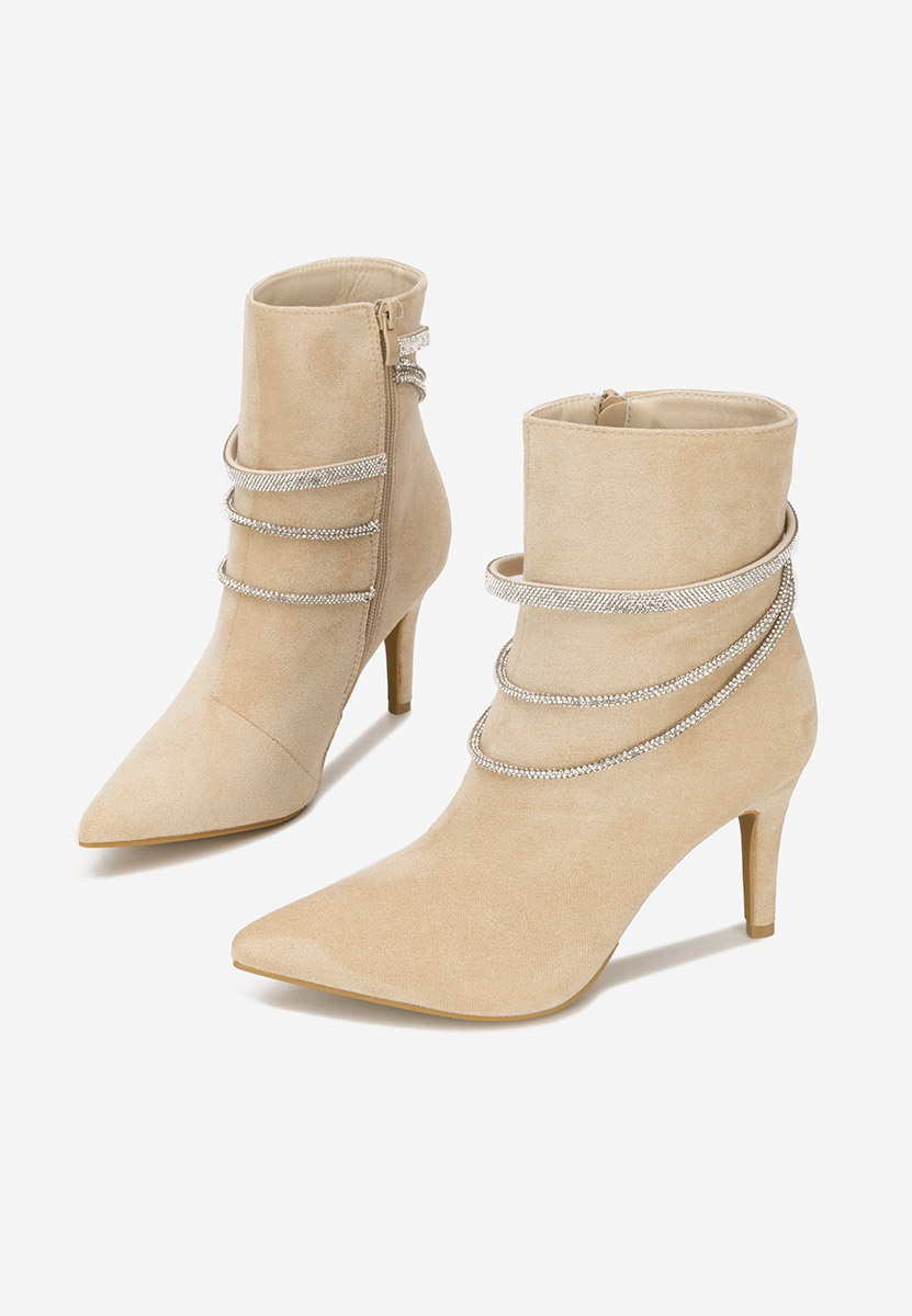 Botine elegante Lorreta bej