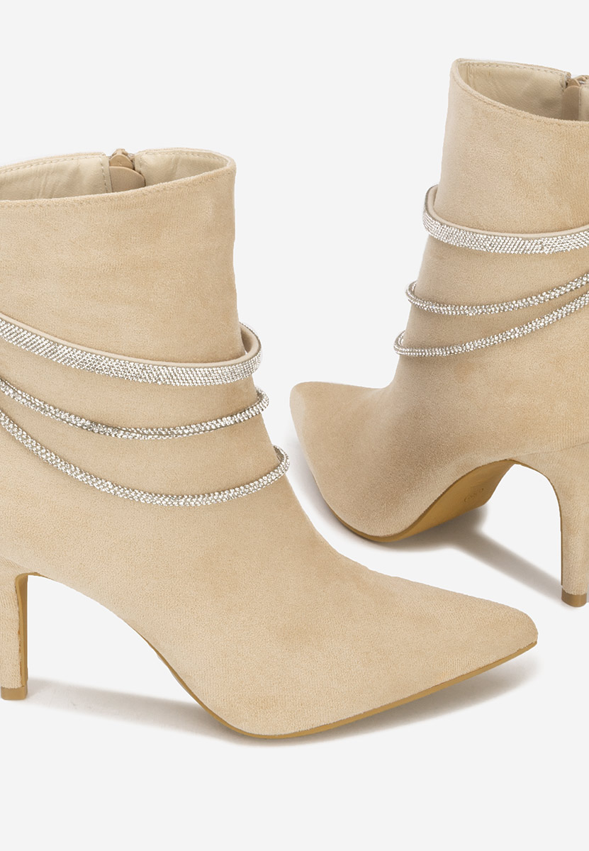 Botine elegante Lorreta bej