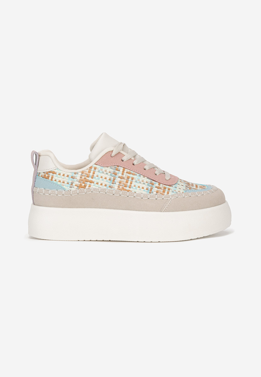 Sneakers cu platforma Cecila multicolori