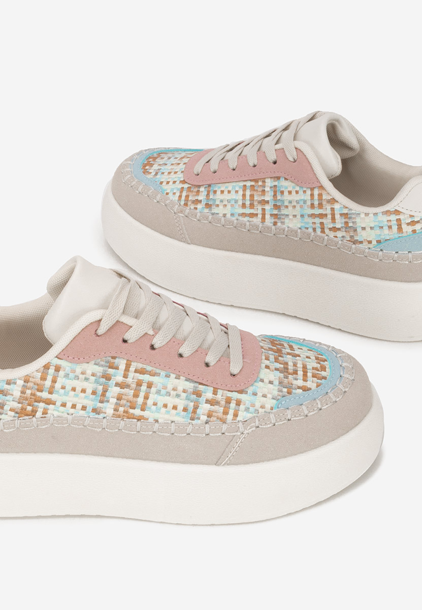 Sneakers cu platforma Cecila multicolori