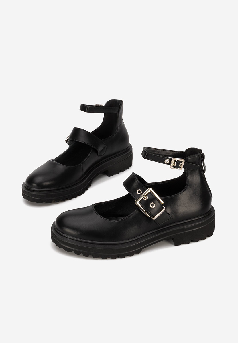 Pantofi casual dama Malvina negri