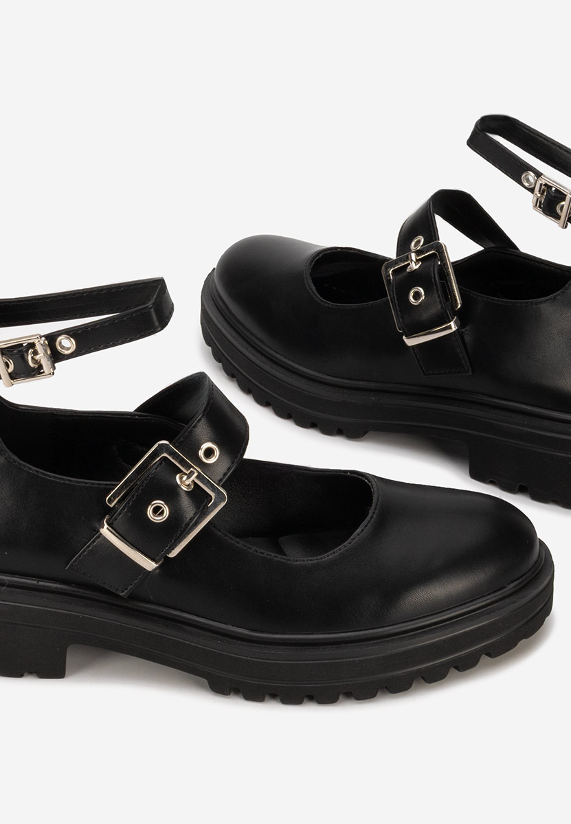 Pantofi casual dama Malvina negri