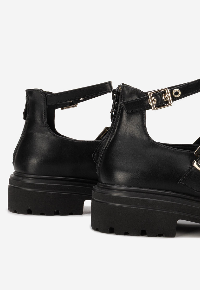 Pantofi casual dama Malvina negri