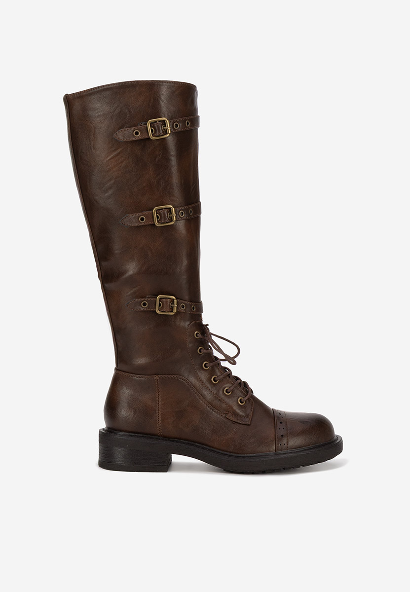 Bocanci inalti de dama Frosina maro