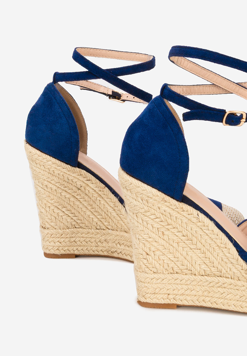 Sandale cu platforma Saniza V3 albastre