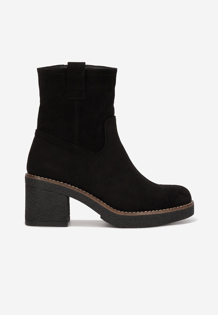 Ghete cu toc Livona negre