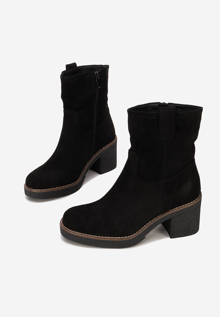 Ghete cu toc Livona negre