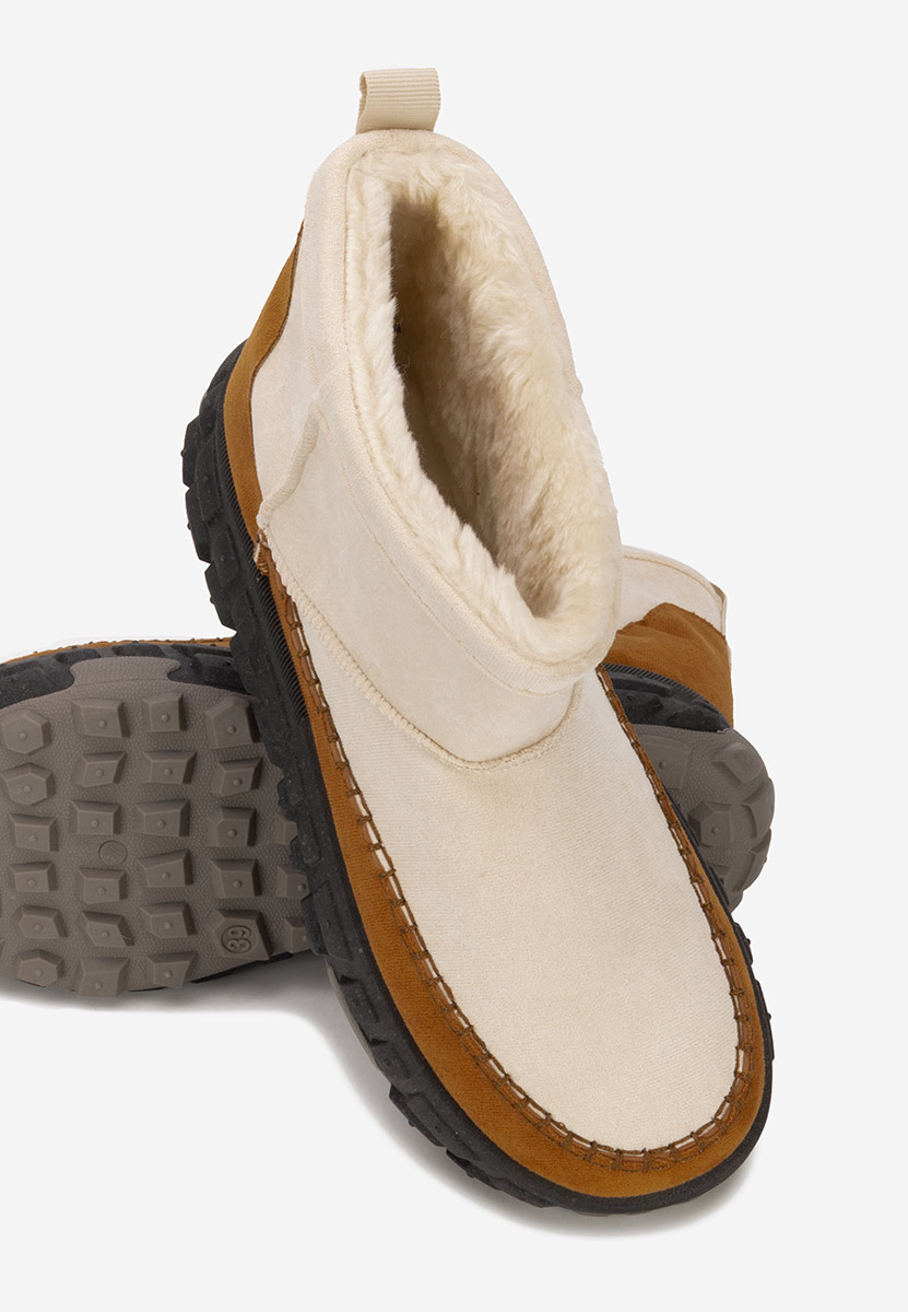 Ghete cu platformă Novela bej