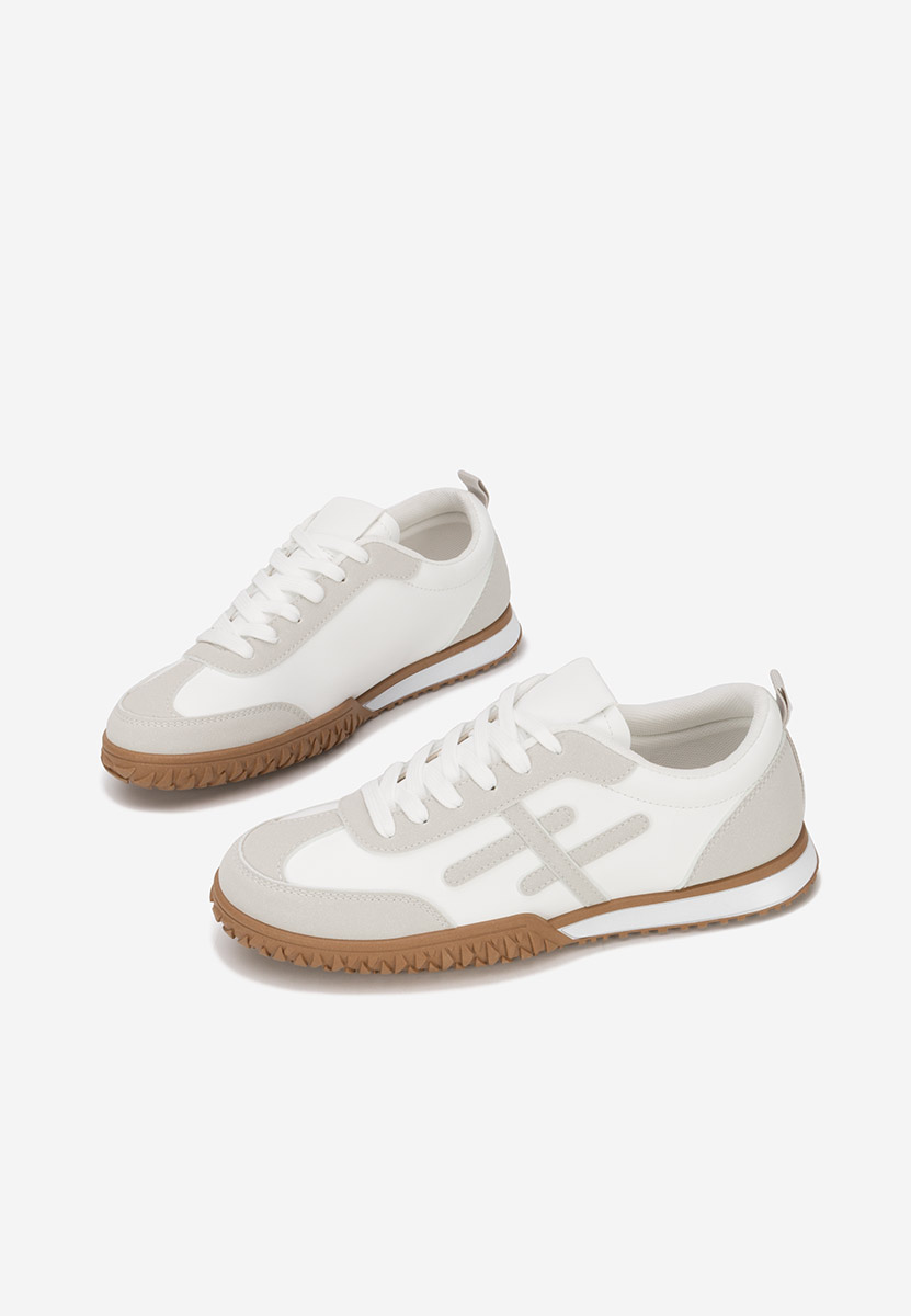 Sneakers dama Loriva albi