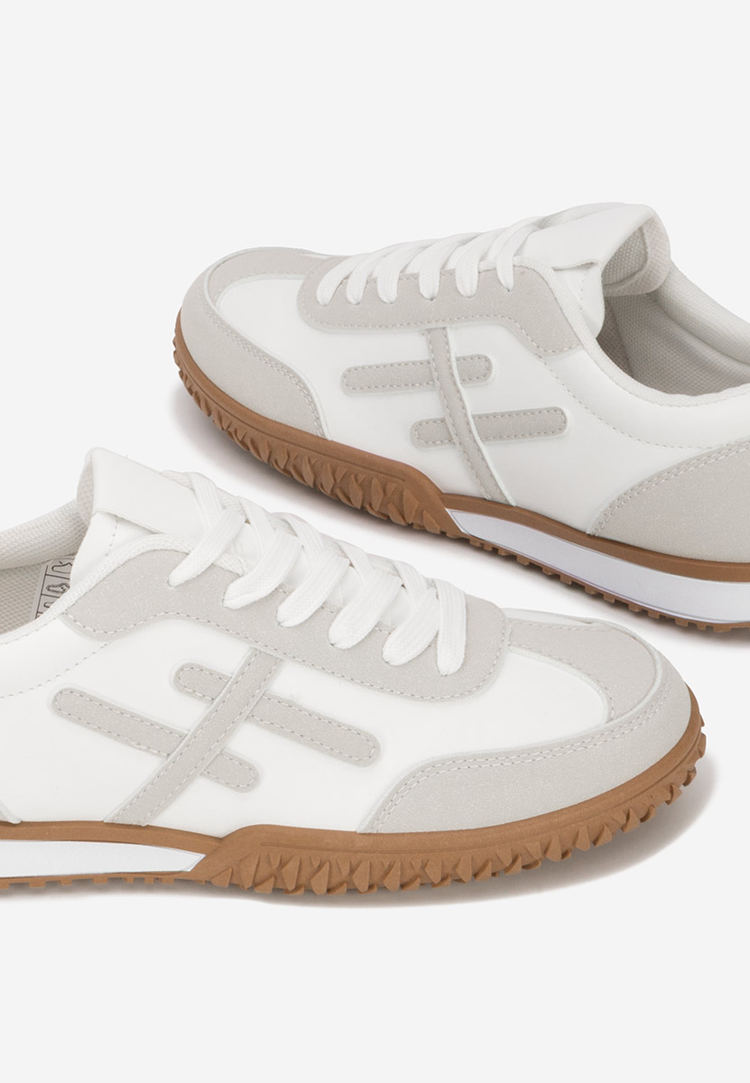 Sneakers dama Loriva albi