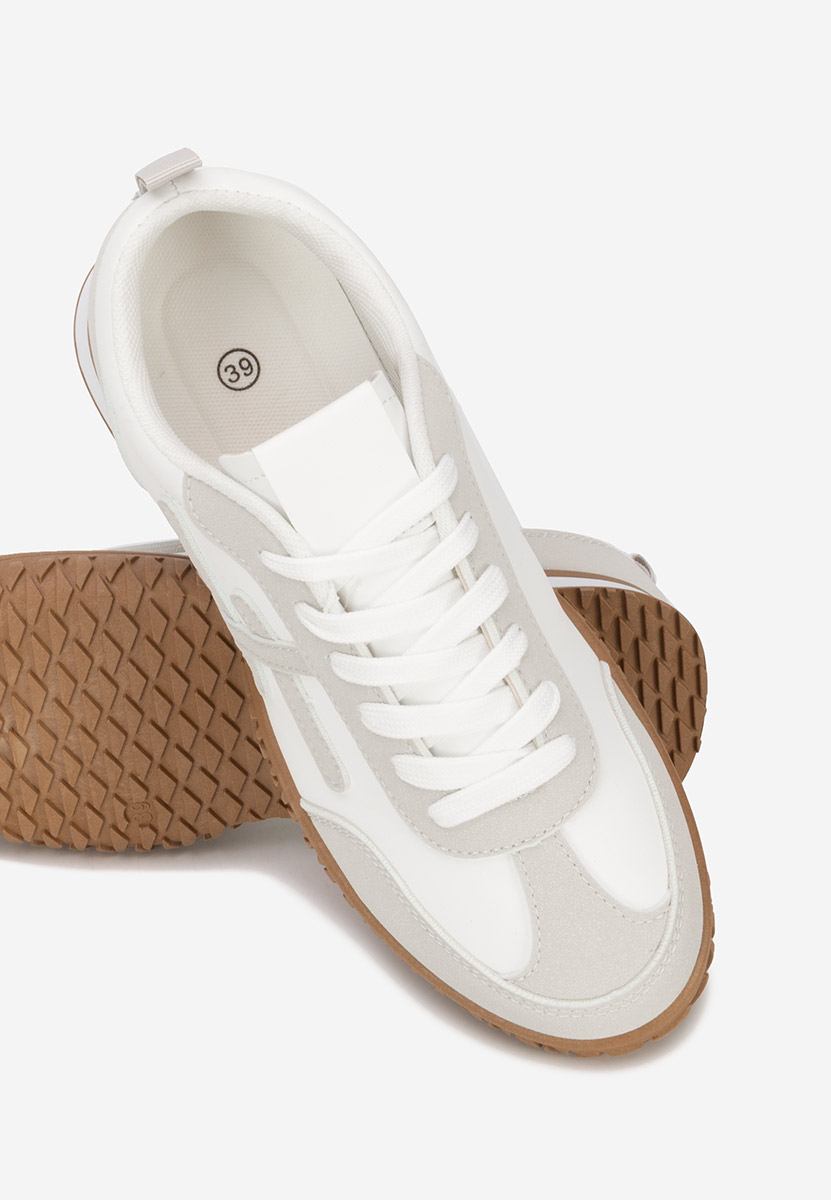 Sneakers dama Loriva albi