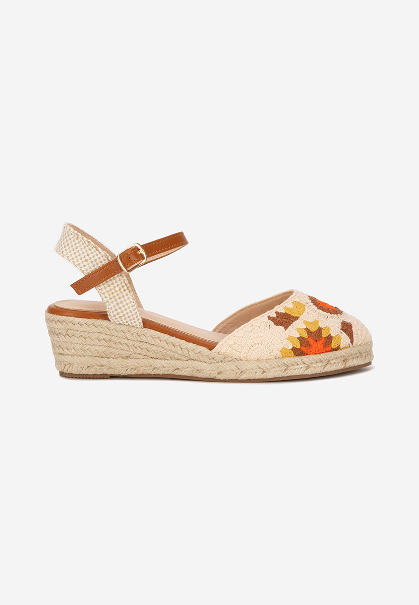 Sandale tip espadrile Elioth bej