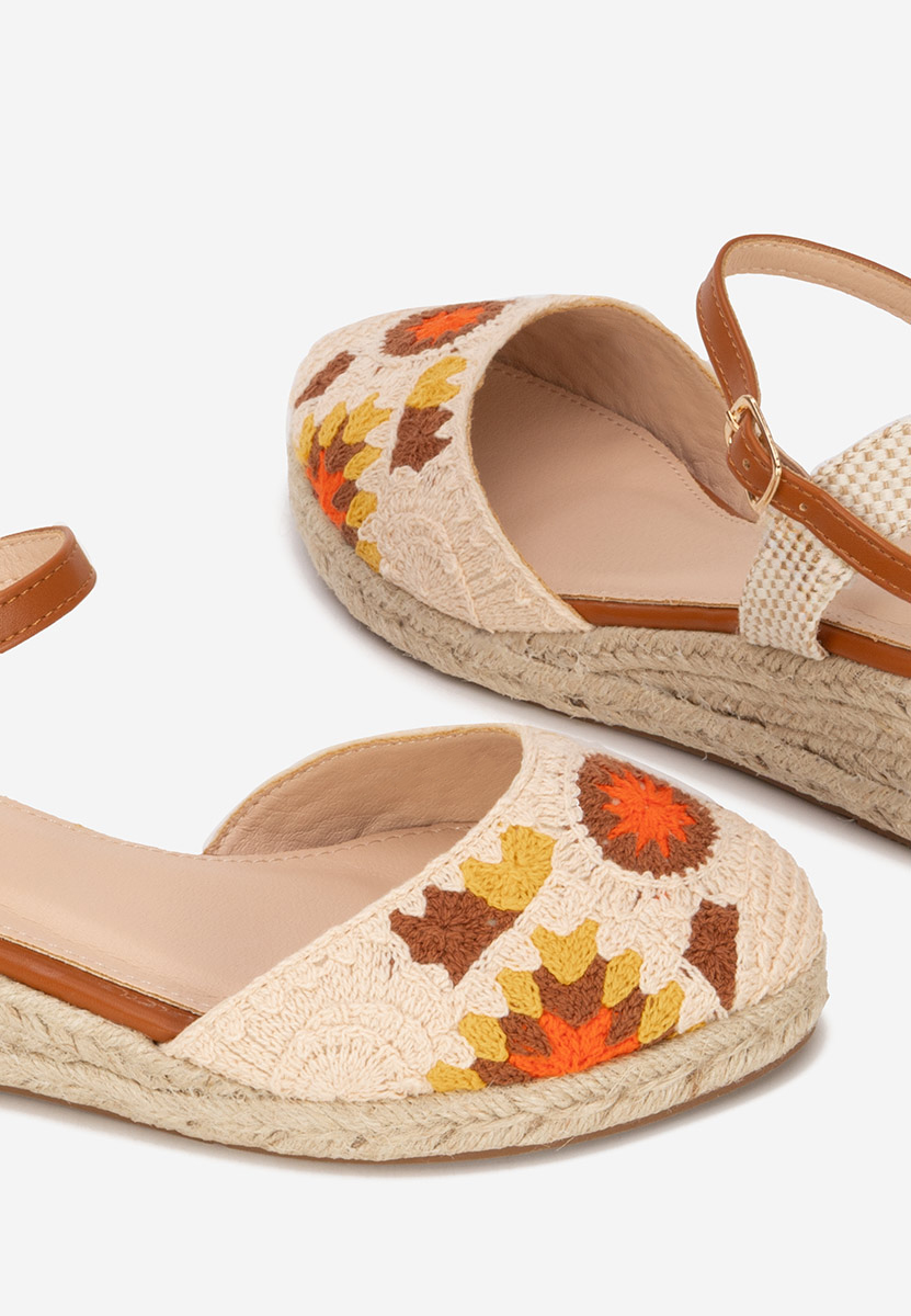 Sandale tip espadrile Elioth bej