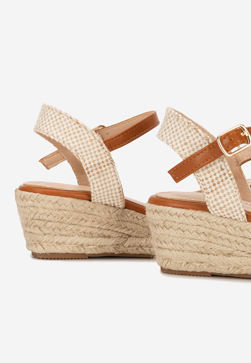 Sandale tip espadrile Elioth bej