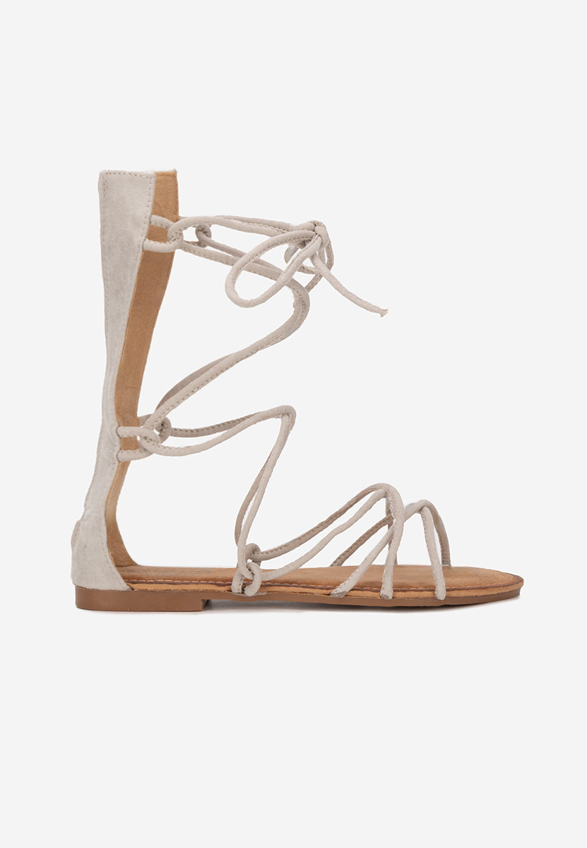 Sandale gladiator Judia gri