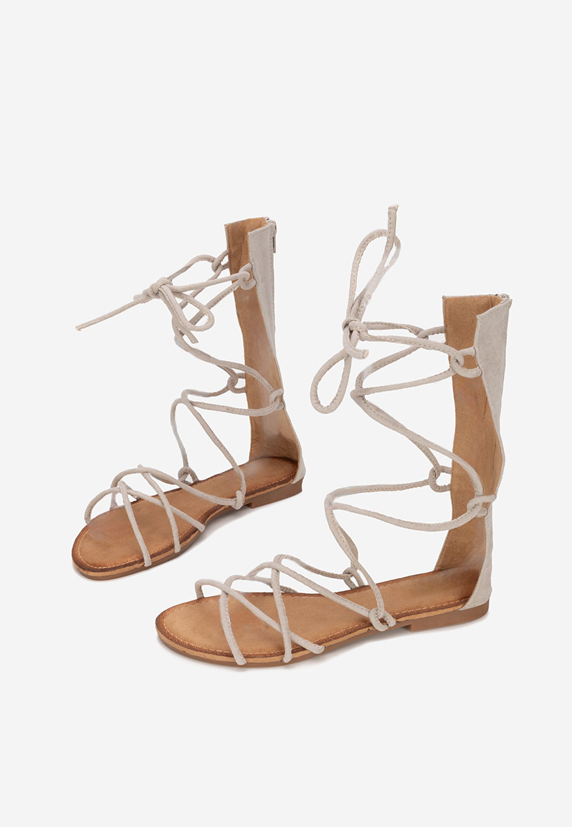 Sandale gladiator Judia gri