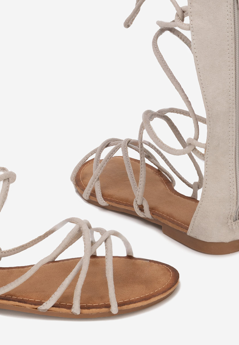 Sandale gladiator Judia gri