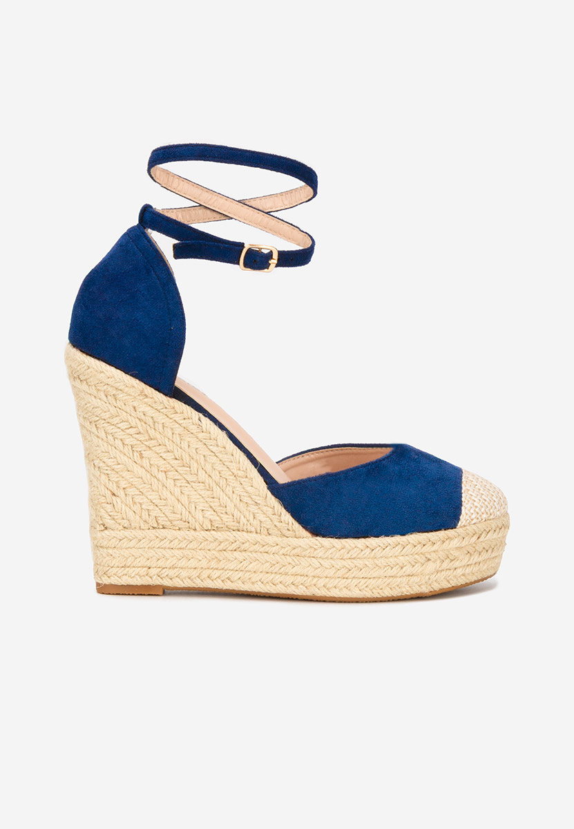 Sandale cu platforma Saniza V3 albastre