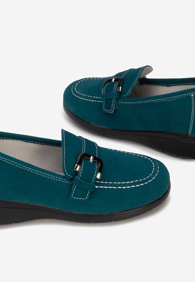 Mocasini dama piele Bernara V2 verzi