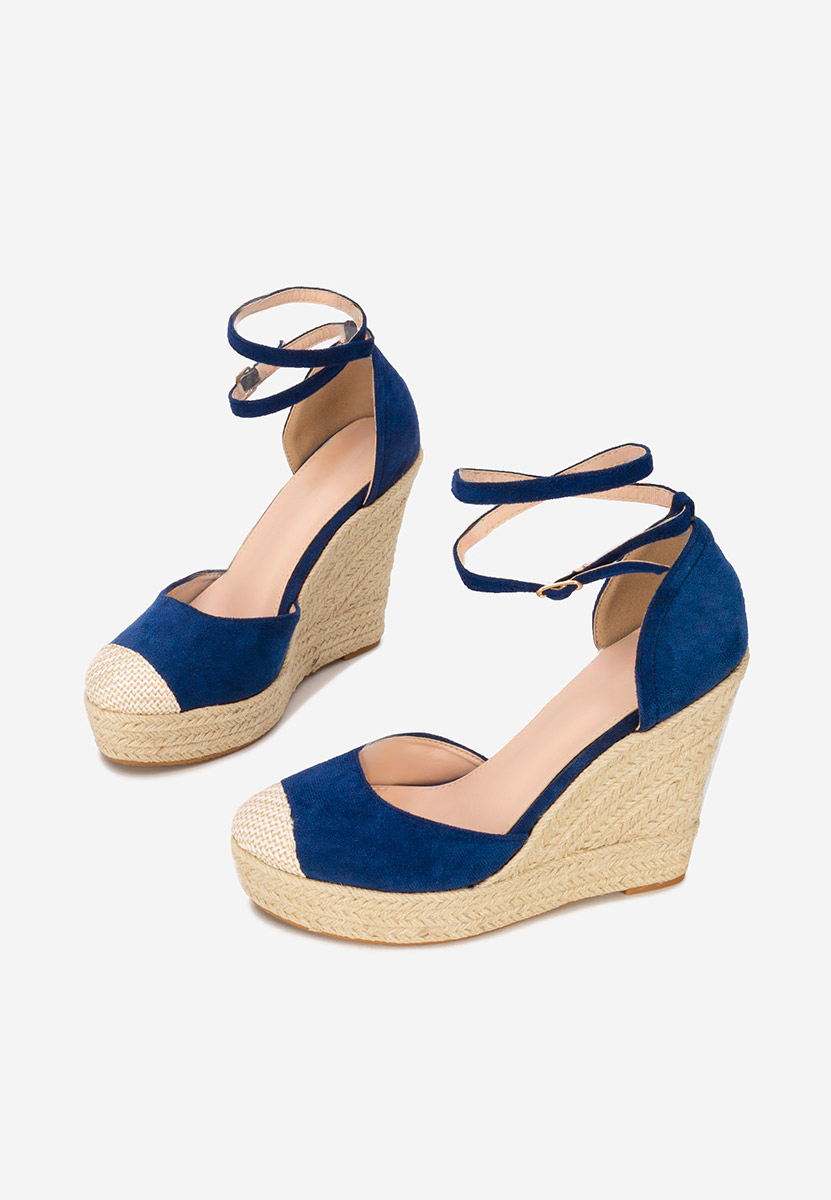 Sandale cu platforma Saniza V3 albastre