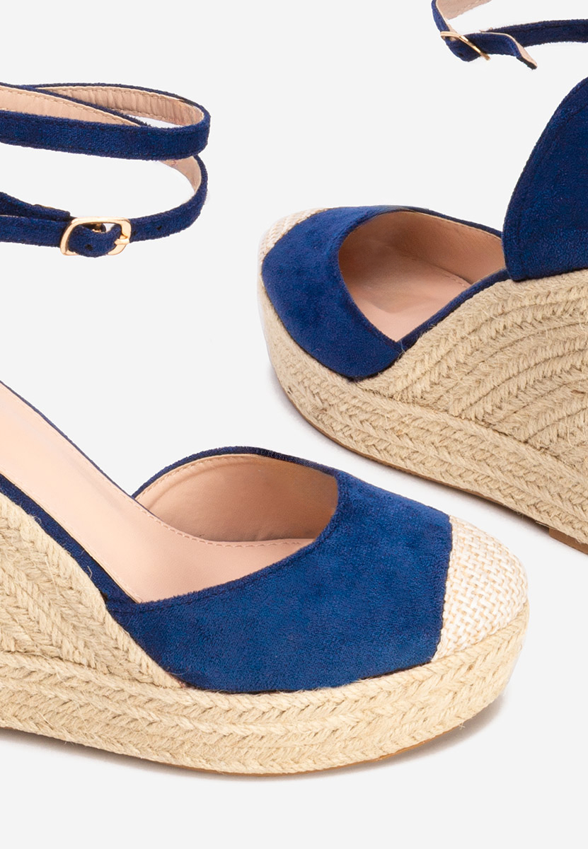 Sandale cu platforma Saniza V3 albastre