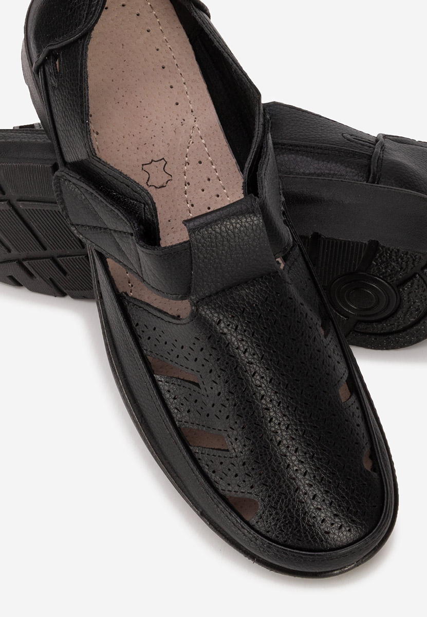 Espadrile dama Gerania negre