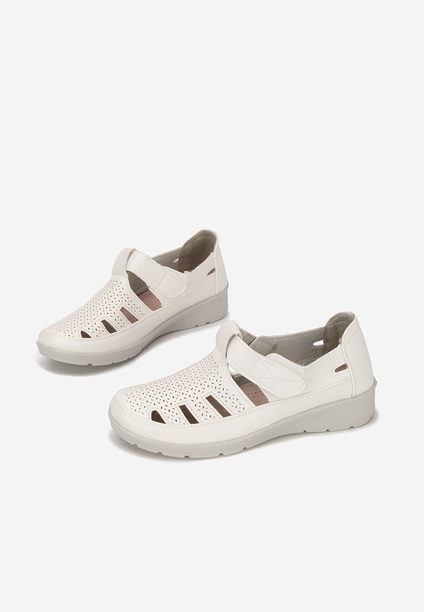 Espadrile dama Gerania albe