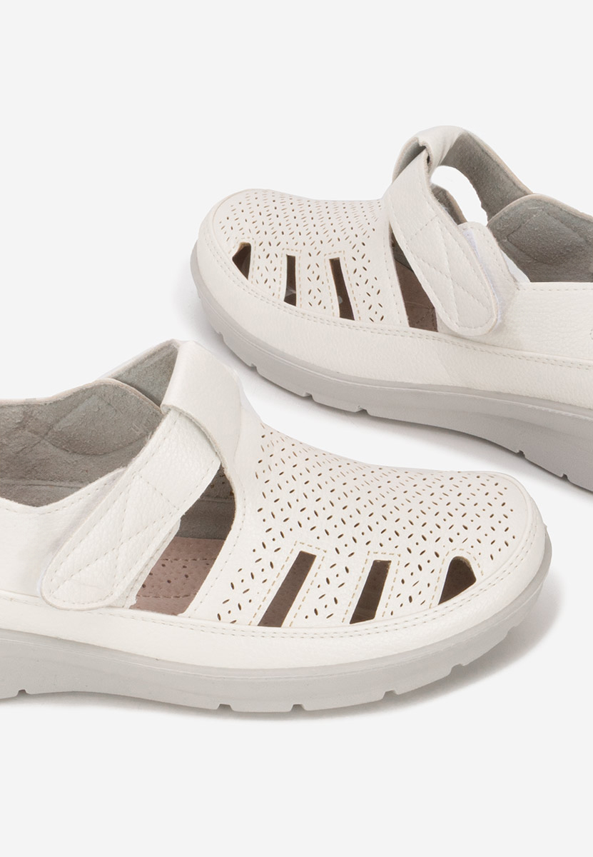 Espadrile dama Gerania albe