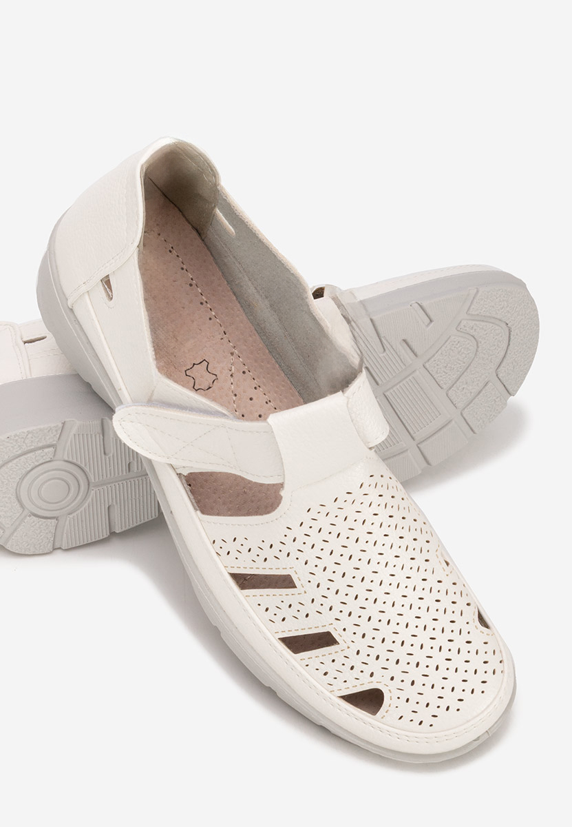 Espadrile dama Gerania albe