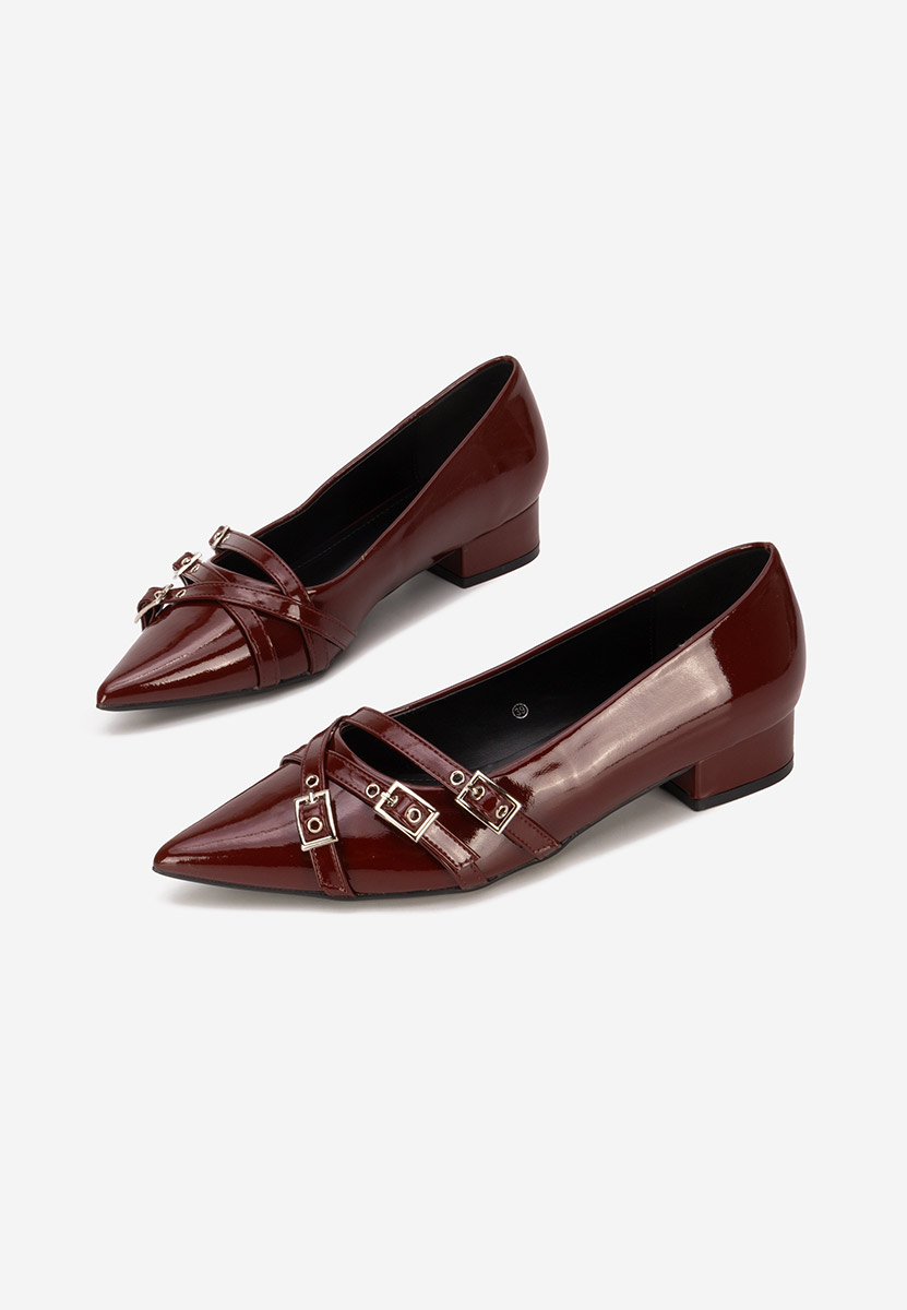 Pantofi cu toc mic Otisia grena