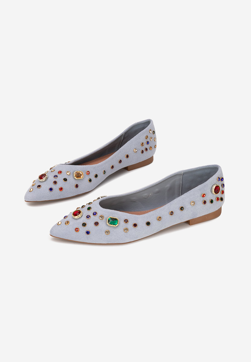 Balerini eleganti Fredricka albastri