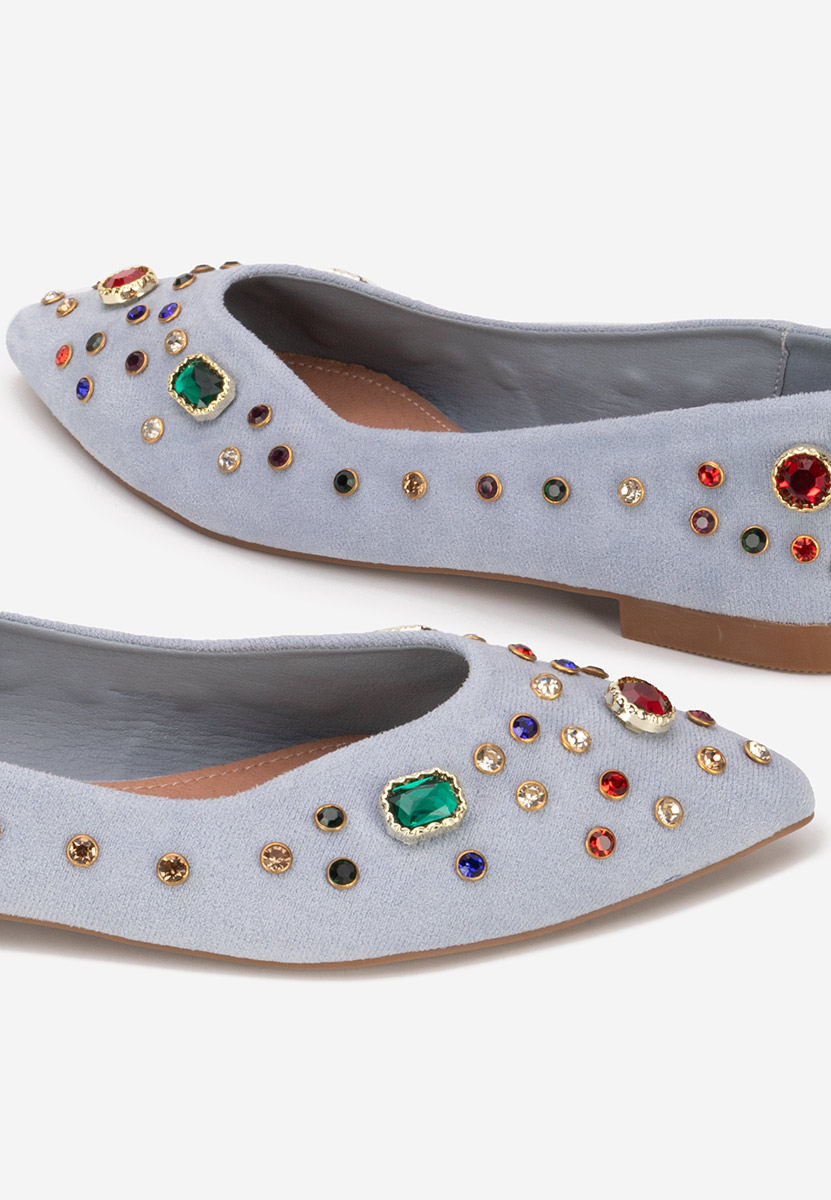 Balerini eleganti Fredricka albastri