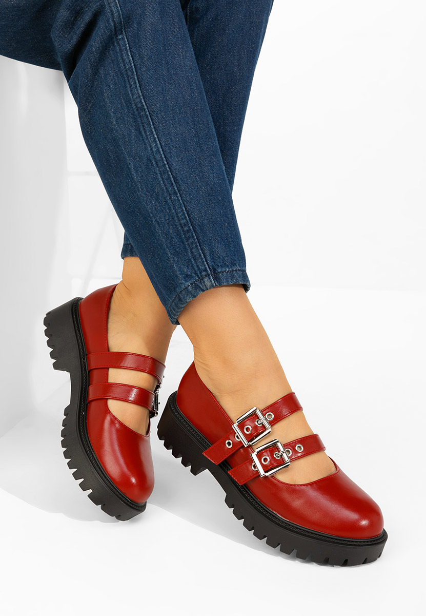 Pantofi casual damă Geovania grena