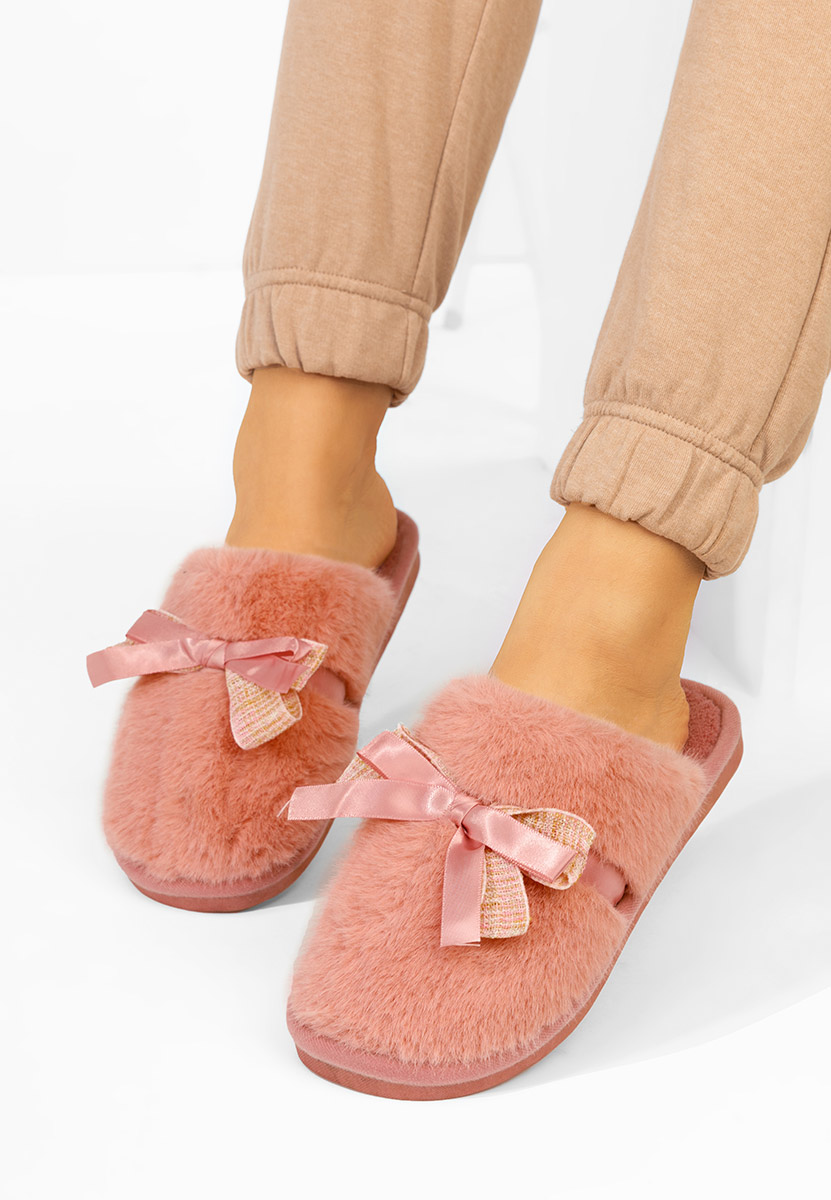 Papuci de casa dama Aviresa corai