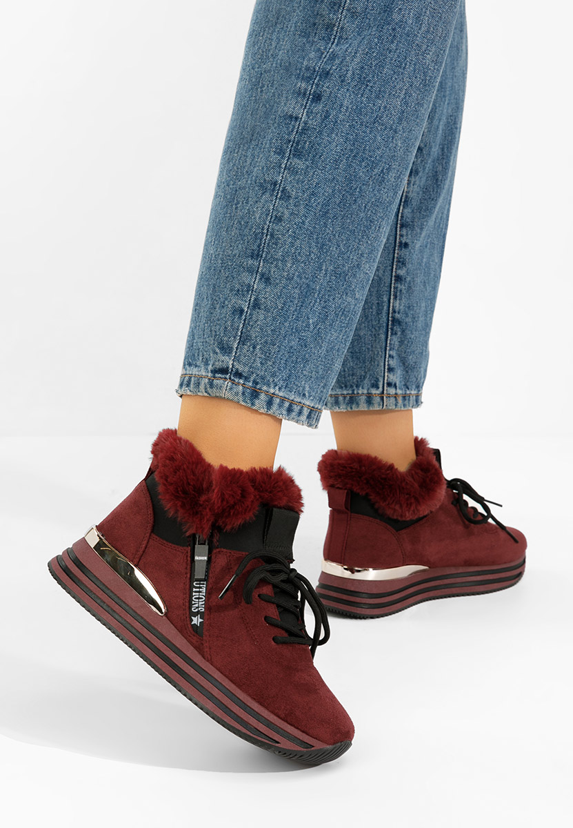 Sneakers dama imblaniti Axira grena