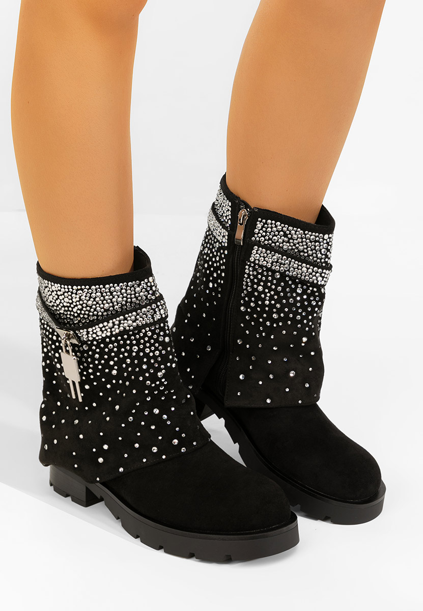 Cizme scurte dama Nevira negre