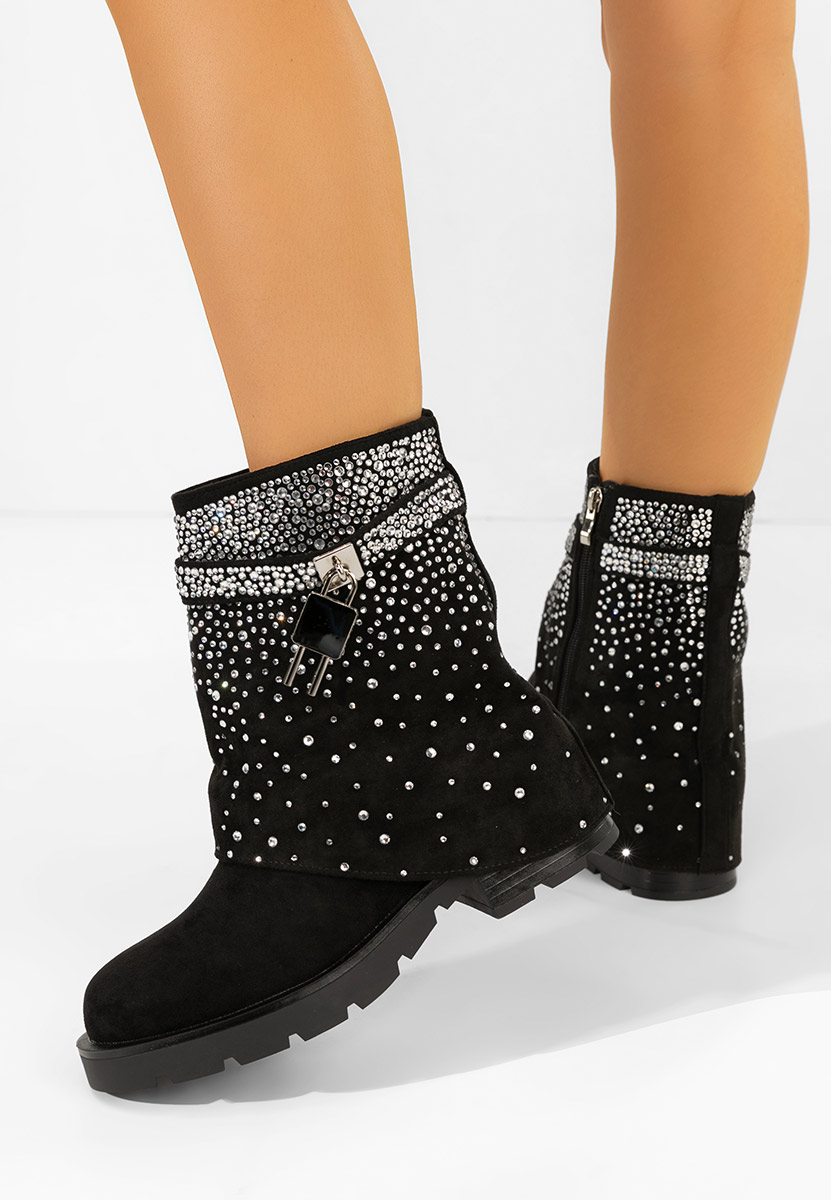 Cizme scurte dama Nevira negre