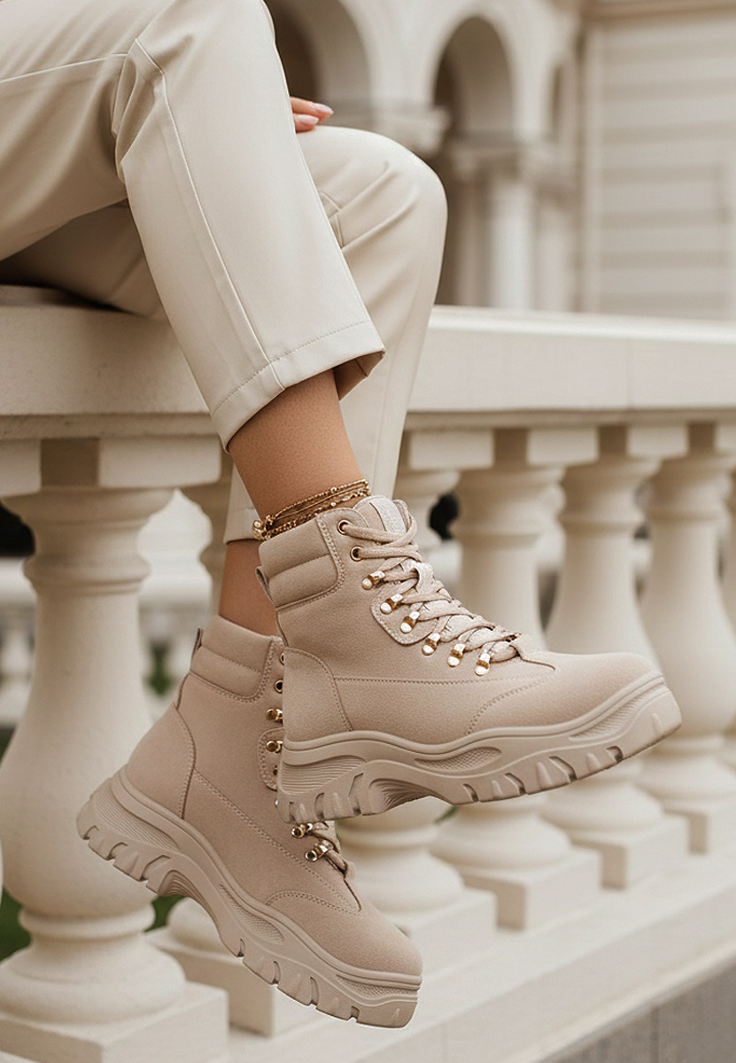 Sneakers High-Top bej Onisa