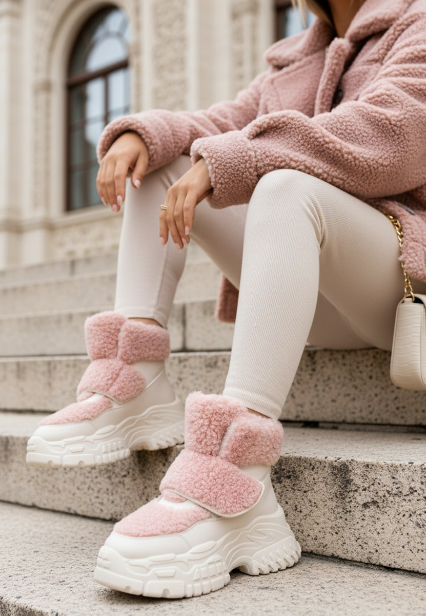 Sneakers dama imblaniti Comino V2 albi