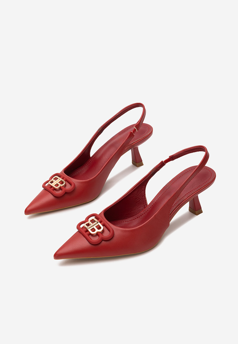 Pantofi slingback Belabisa rosii