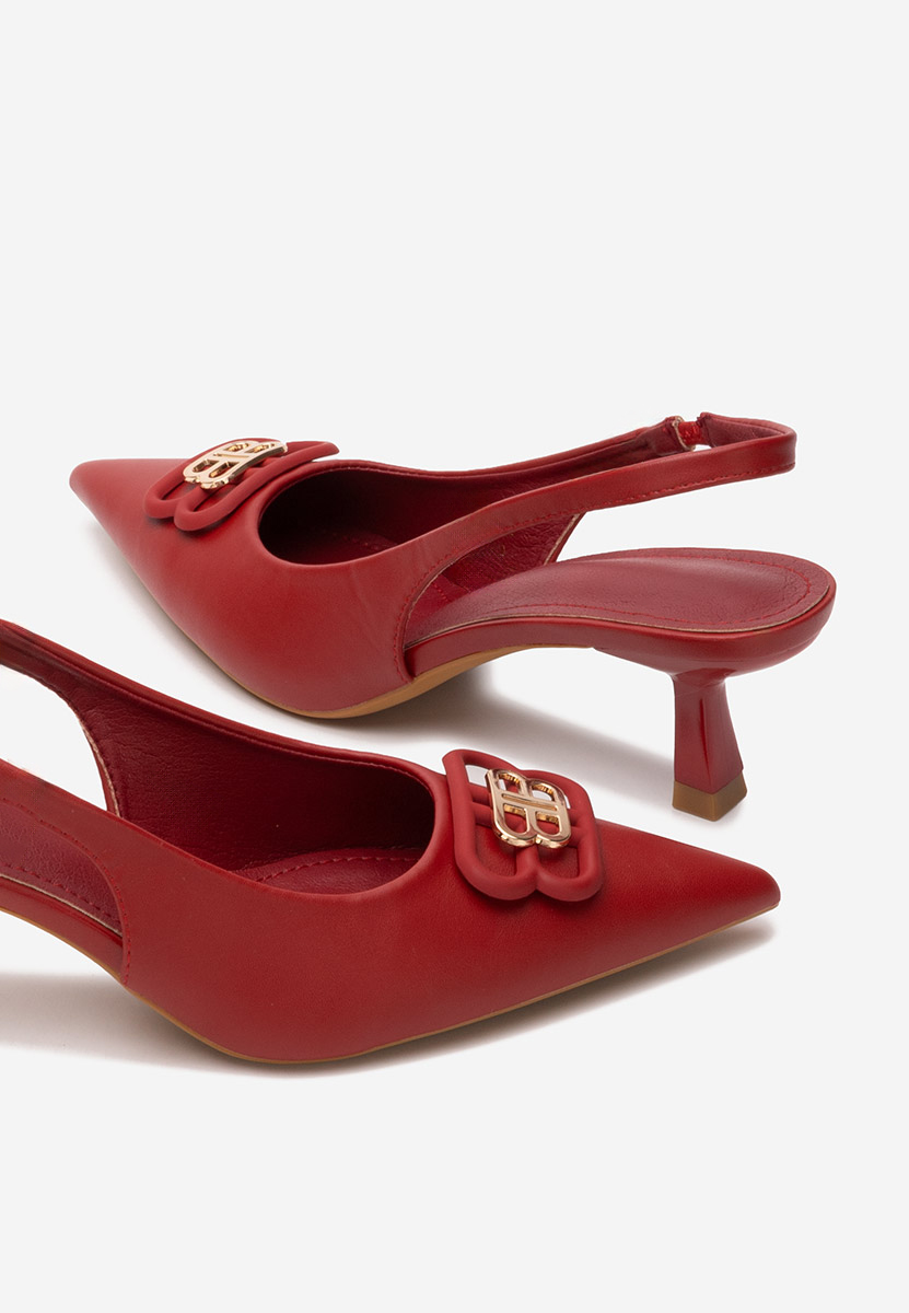 Pantofi slingback Belabisa rosii
