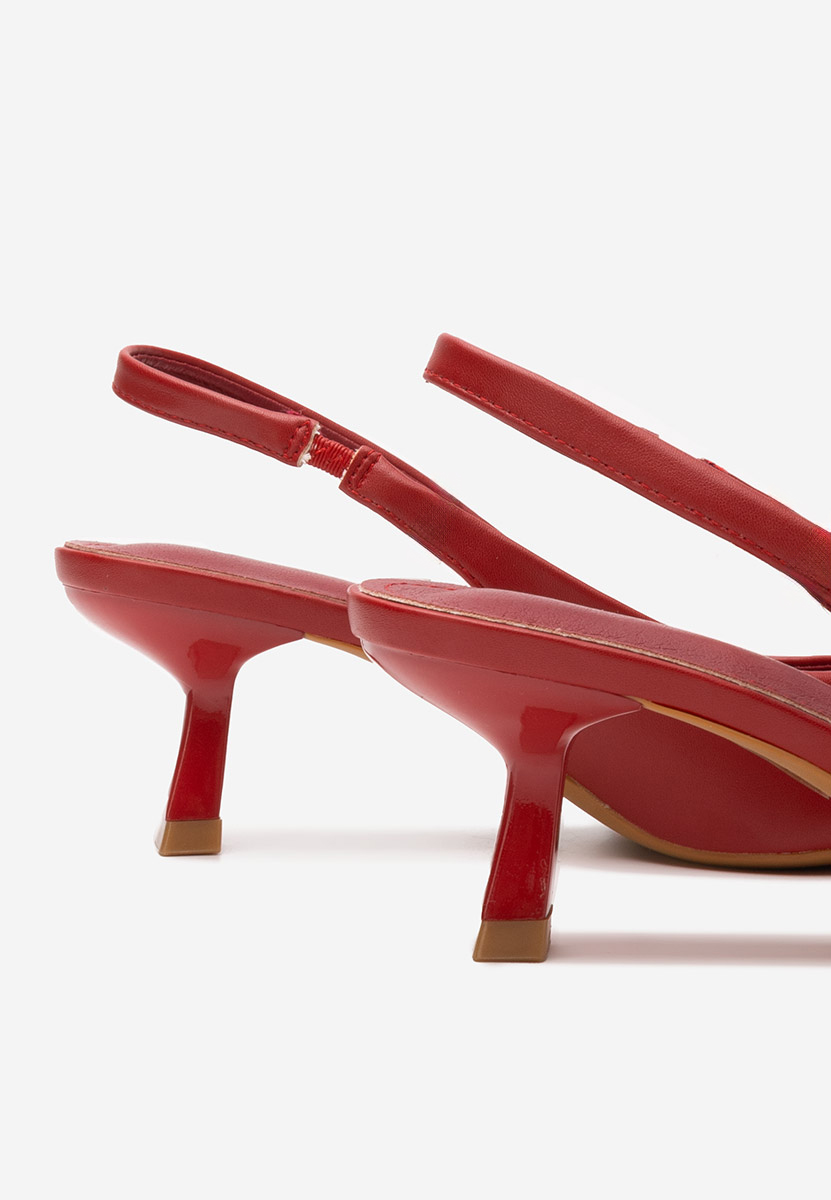Pantofi slingback Belabisa rosii