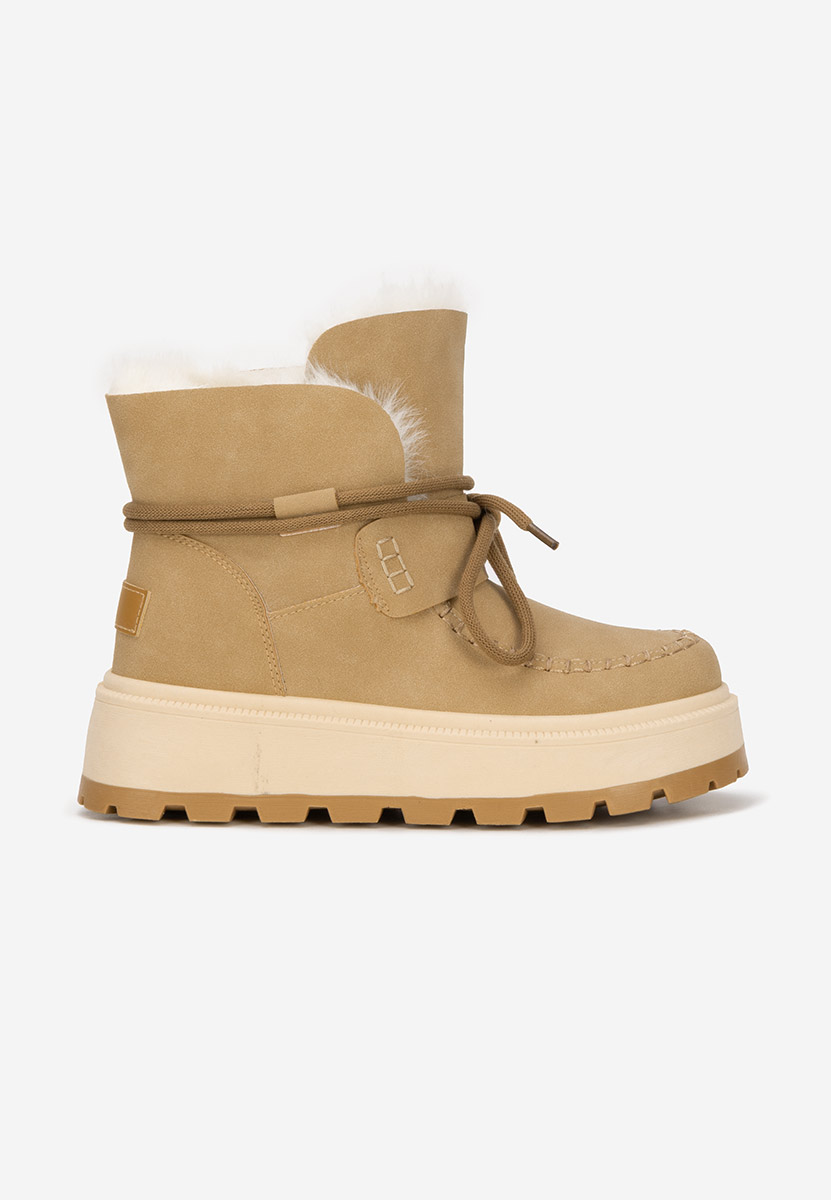 Ghete cu platformă Dionea kaki