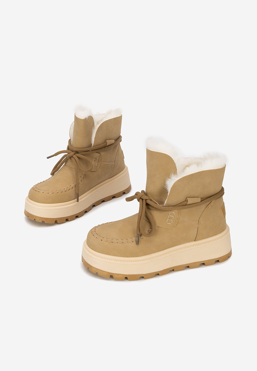 Ghete cu platformă Dionea kaki