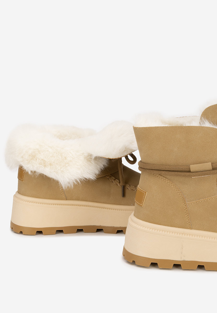 Ghete cu platformă Dionea kaki