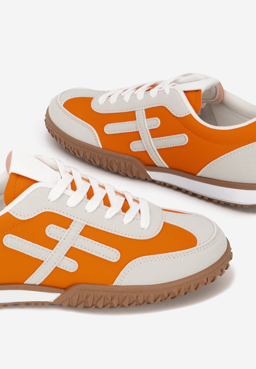 Sneakers dama Loriva portocalii